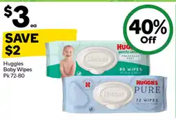 Woolworths Huggies baby wipes offer