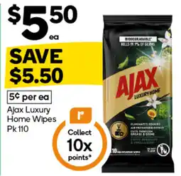 Woolworths Ajax luxury home wipes offer