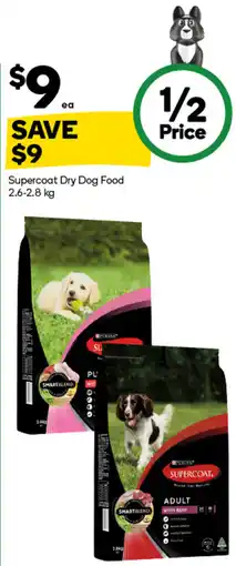 Woolworths Supercoat dry dog food offer