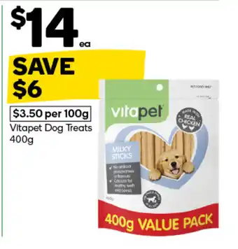 Woolworths Vitapet dog treats offer