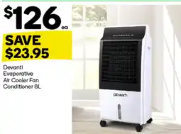 Woolworths Devanti evaporative air cooler fan conditioner offer