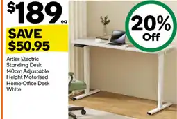 Woolworths Artiss electric standing desk offer