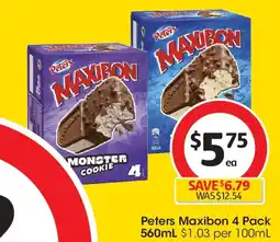 Coles Peters maxibon offer