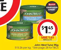 Coles John west tuna offer