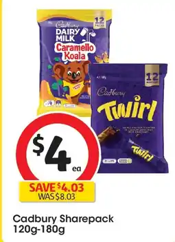 Coles Cadbury sharepack offer