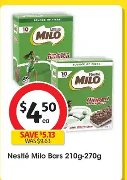 Coles Nestlé milo bars offer