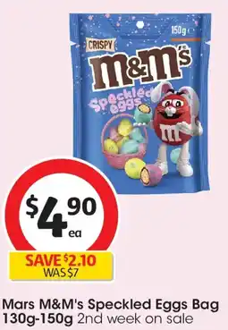 Coles Mars m&m's speckled eggs bag offer