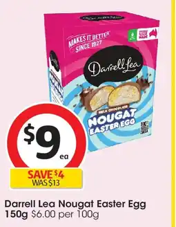 Coles Darrell lea nougat easter egg offer