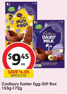 Coles Cadbury easter egg gift box offer