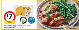 Coles Coles rspca approved chicken breast schnitzel offer