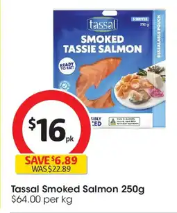 Coles Tassal smoked salmon offer