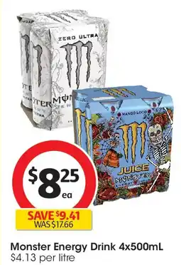 Coles Monster energy drink offer