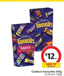 Coles Cadbury favourites offer