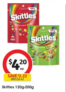 Coles Skittles offer