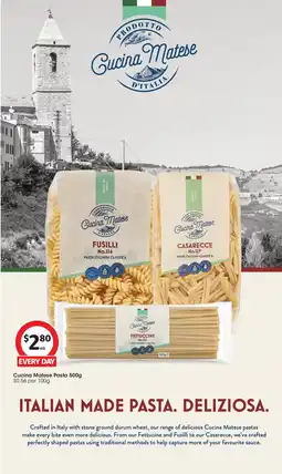 Coles Cucina matese pasta offer
