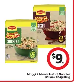Coles Maggi 2 minute instant noodles offer
