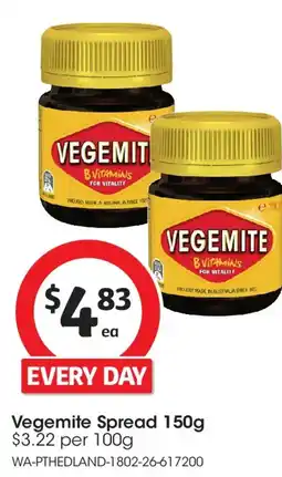 Coles Vegemite spread offer