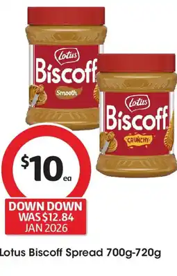 Coles Lotus biscoff spread offer