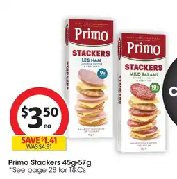 Coles Primo stackers offer