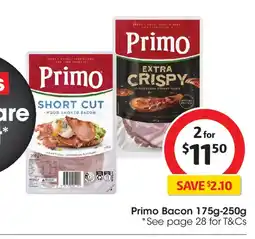 Coles Primo bacon offer