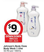 Coles Johnson's body care body wash offer