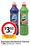 Coles Domestos disinfectant cleaner offer