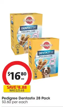 Coles Pedigree dentastix offer