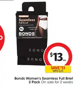Coles Bonds women's seamless full brief offer