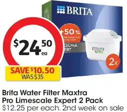 Coles Brita water filter maxtra pro limescale expert offer