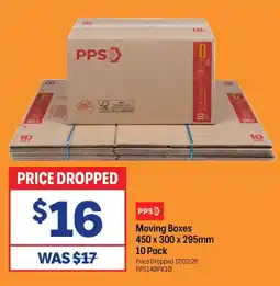 Officeworks Moving boxes offer