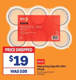 Officeworks Heavy duty tape offer