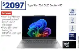 Officeworks Yoga slim 7 oled copilot+ pc offer