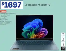 Officeworks Yoga slim 7 copilot+ pc offer