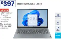 Officeworks ideapad slim 3i laptop offer