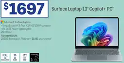 Officeworks Surface laptop copilot+ pc offer