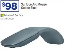 Officeworks Surface arc mouse ocean blue offer