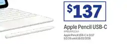 Officeworks Apple pencil usb-c offer