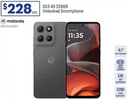 Officeworks G15 4g 128gb offer