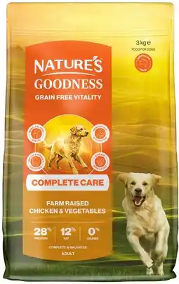 IGA Natures Goodness Complete Care Grain Free Dry Dog Food Selected Varieties offer