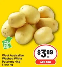 IGA West australian washed white potatoes offer