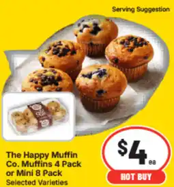 IGA The happy muffin co. muffins offer