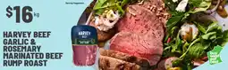 IGA Harvey beef garlic & rosemary marinated beef rump roast offer