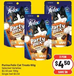 IGA Purina felix cat treats offer