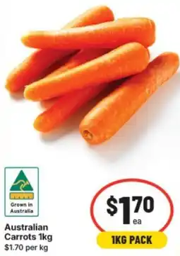 IGA Australian carrots offer
