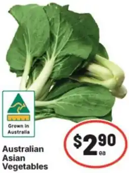 IGA Australian asian vegetables offer