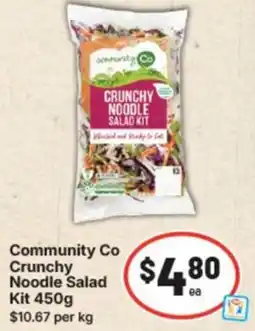 IGA Community co crunchy noodle salad kit offer