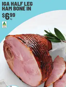 IGA Iga half leg ham bone in offer