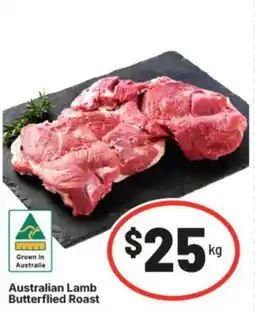 IGA Australian lamb butterflied roast offer