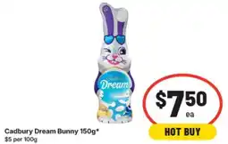 IGA Cadbury dream bunny offer