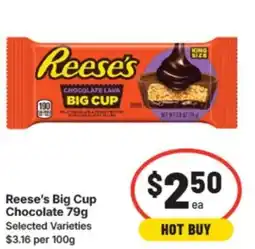 IGA Reese's big cup chocolate offer
